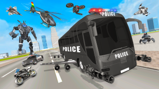 Police Bus Robot Bike Games screenshot 1