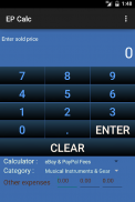 Calculator for eBay fee screenshot 1