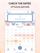 Menstruatiedagboek - Kalender screenshot 7