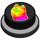 MLG Frog Running: Meme Sound Button Icon