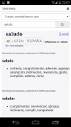 Free Spanish Dictionaries screenshot 12