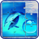 Dolphins Jigsaw Puzzle Game Icon
