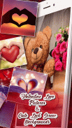 रोमांटिक वॉलपेपर - प्यार छवियों - लाइव वॉलपेपर screenshot 1
