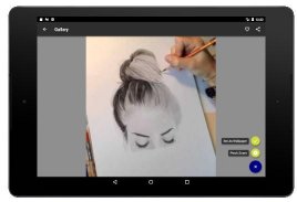 Drawing Realistic Hair screenshot 1