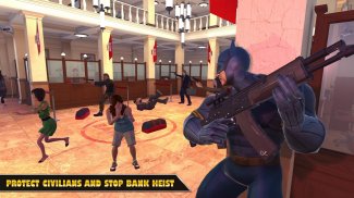 Hero City Bank Robbery Crime City Rescue Mission screenshot 2