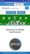 Global certification screenshot 1