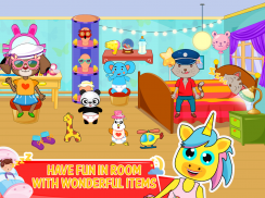 Mini Town: Baby Unicorn Games screenshot 2