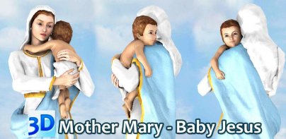 3D Mother Mary Live Wallpaper