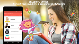 Celebrity Voice Changer: Piadas com sons populares screenshot 0