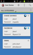 Iron Dome Password Manager screenshot 1