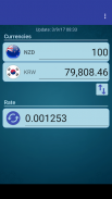 KRW Won x New Zealand Dollar screenshot 1