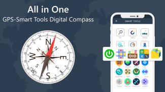 Smart Tools : GPS Tools , Compass QR code Scanner screenshot 3