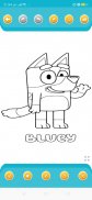 Coloring book bluey‏ screenshot 0