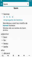 French - Portuguese : Dictionary & Education screenshot 1