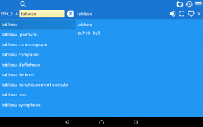 French Japanese Dictionary screenshot 1