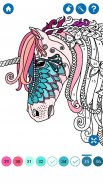 Unicorn Color by Number Book screenshot 8