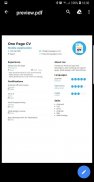 One Page CV - Create Resume PDF screenshot 1