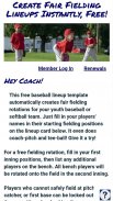 Baseball Fielding Rotation App screenshot 1