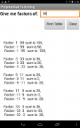 Find Factors, LCM, GCF, Quadratic Formula screenshot 8