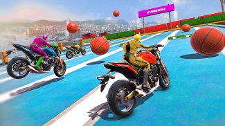 jogo moto corrida dublê de screenshot 2