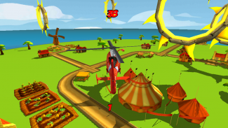 Helicopter Flying Race Game 3D screenshot 1