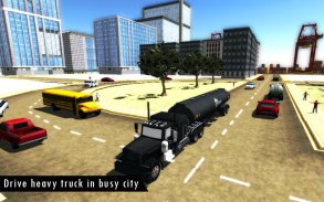 Oil Tanker Fuel Transporter 3D screenshot 1