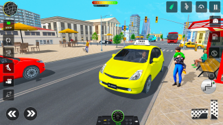 Taxi Cab Car driving school 3d screenshot 0