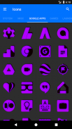 Purple and Black Icon Pack Free screenshot 12