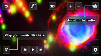 Astral 3D FX Music Visualizer - Doce Olho Fractal screenshot 5