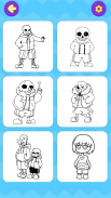 Sans Coloring Book screenshot 1