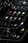Black 3D Launcher screenshot 0