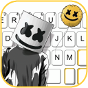 Tema Keyboard Black And White