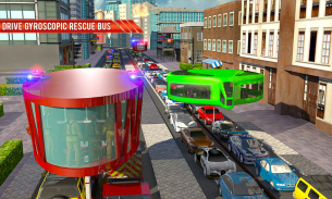 Fire Rescue Gyroscopic Bus: City Ambulance Driver screenshot 0