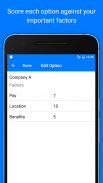 Decision Matrix (WADM) screenshot 6