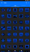 Blue and Black Icon Pack Free screenshot 19