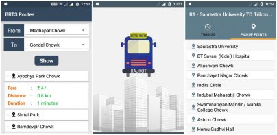 RMTS BRTS Time Table