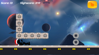 Space Stickman Run screenshot 3