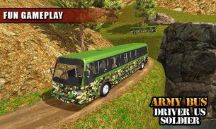 Army Bus Driver US Soldier Transport Duty 2017 screenshot 0