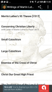Writings of Martin Luther screenshot 0