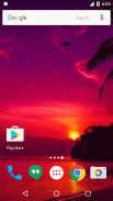 Sunset Live Wallpaper - Flying Bird LWP screenshot 0