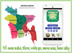 বাংলাদেশের ৬৪ জেলার ম্যাপ, বিখ্যাত স্থান ও খাবার screenshot 2