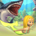 cá mập tấn công nàng tiên cá Icon