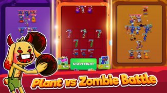 Halloween Zombie: Merge Plants screenshot 0