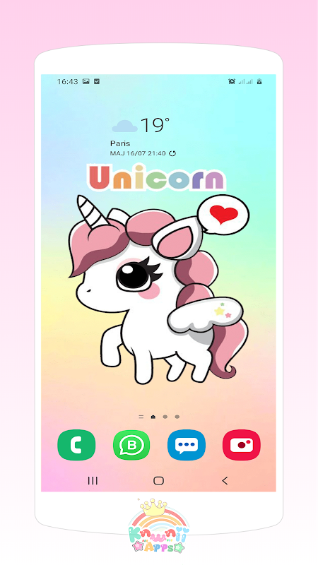 Kawaii Unicorn Wallpapers Cute Background 3 Download Android Apk Aptoide