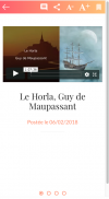 Le Horla, Guy de Maupassant, French text + audio screenshot 2