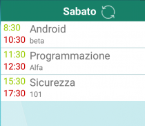 Orario Lezioni screenshot 1