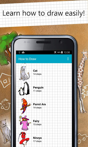 Download do APK de Como desenhar itens fofos para Android