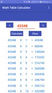 Math Table Calculator screenshot 5