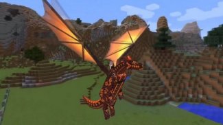 MCPE Dragon Mounts RideableMod screenshot 2