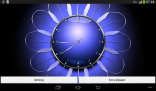 Flower Wall Clock screenshot 2